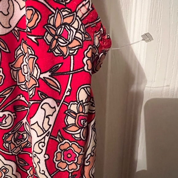 Max Studio Red Paisley print Maxi Sun Dress SZ10 - Picture 14 of 16